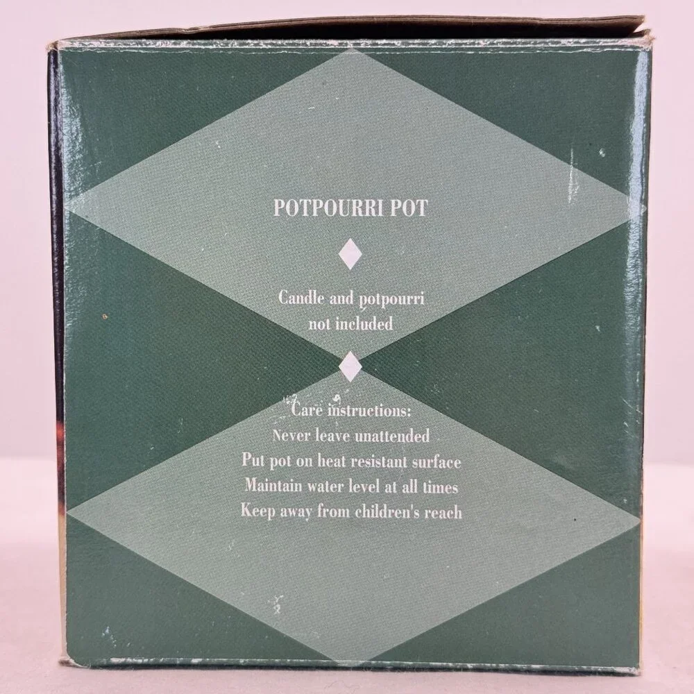 Vintage Dayton Hudson Christmas Tree Potpourri Pot Ladder Climbers Ceramic 5" - Picture 8 of 16